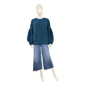 A New Day Dark Turquoise Crew Neck Sweater, XXL
